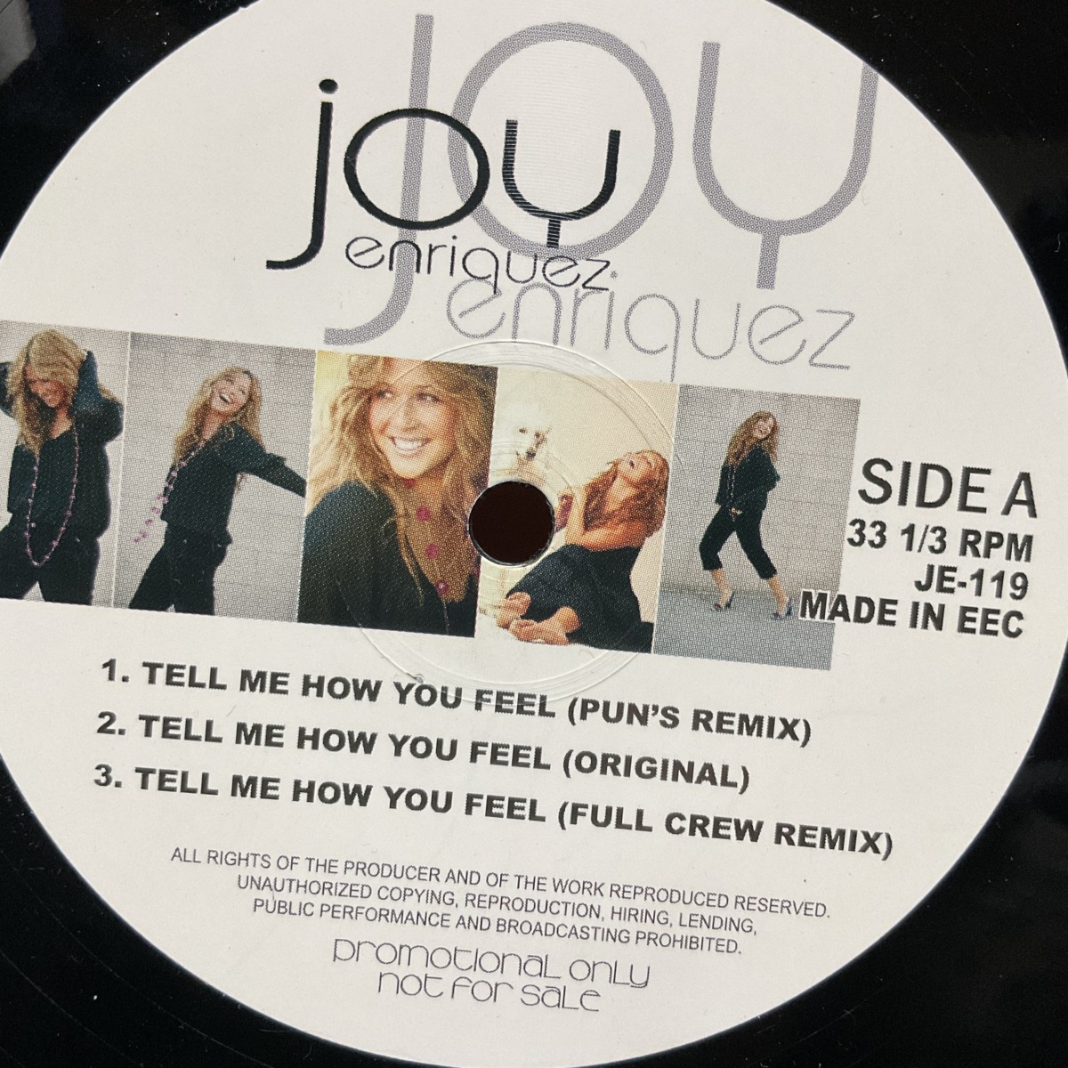 JOY ENRIQUEZ -Tell Me How You Feel- | All About Music